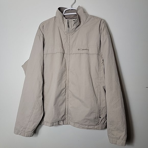 Columbia Other - Columbia Men's Beige W/ Zipper Pockets Zip Jacket XL